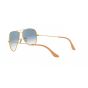 Occhiali Ray Ban RB 3025 001/3F 55/14/135 AVIATOR LARGE METAL