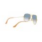 Occhiali Ray Ban RB 3025 001/3F 55/14/135 AVIATOR LARGE METAL