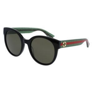 Occhiali Gucci GG0035S 002-BLACK-GREEN-GREEN 54/22/140